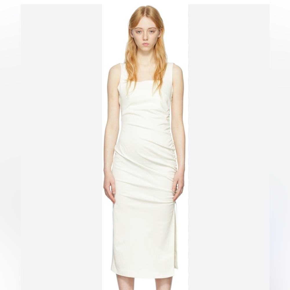 NWT Sportmax Cagli midi dress ivory size 2